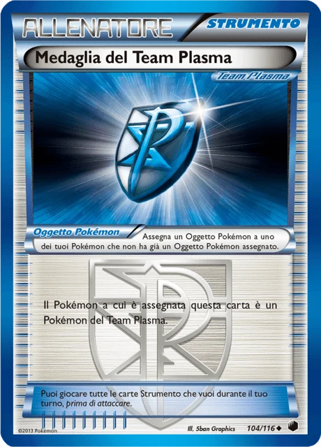 Medaglia del Team Plasma – Reverse Holo