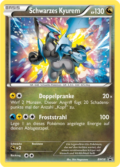 Schwarzes Kyurem – Holo