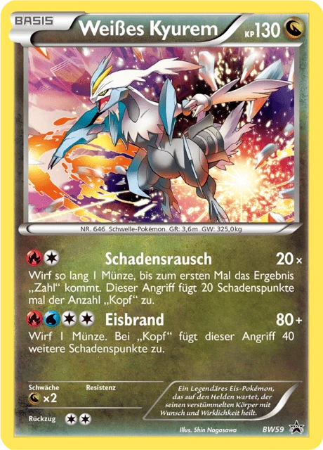Weißes Kyurem – Holo