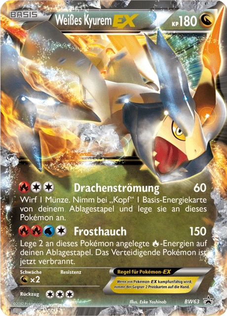 Weißes Kyurem-EX – Holo