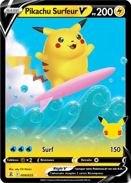 Pikachu Surfeur V