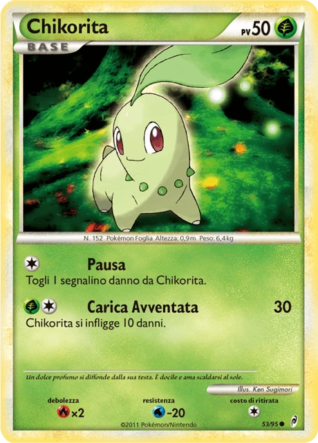 Chikorita – Reverse Holo