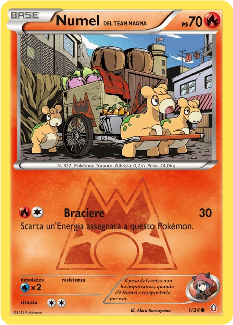 Numel del Team Magma