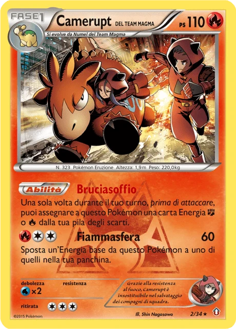 Camerupt del Team Magma