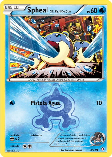 Spheal del Equipo Aqua