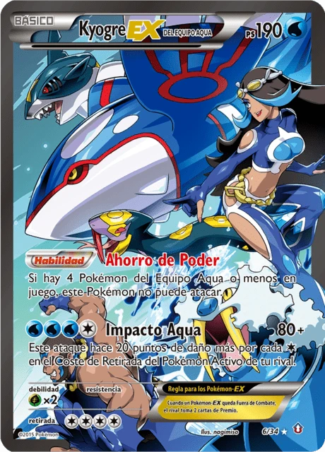 Kyogre-EX del Equipo Aqua