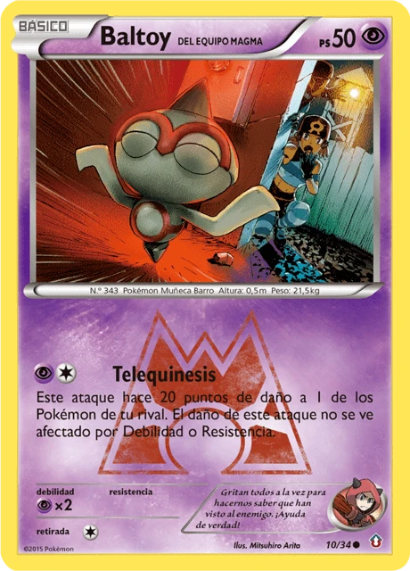 Baltoy del Equipo Magma