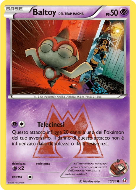 Baltoy del Team Magma