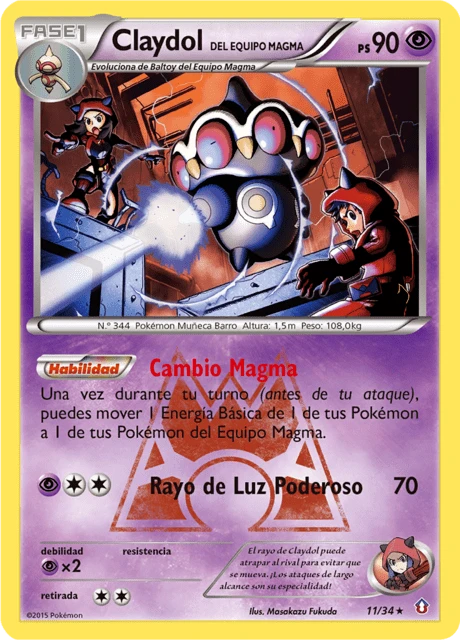 Claydol del Equipo Magma