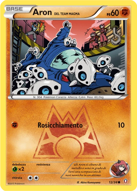 Aron del Team Magma