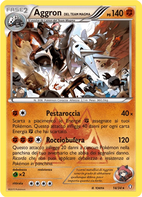 Aggron del Team Magma