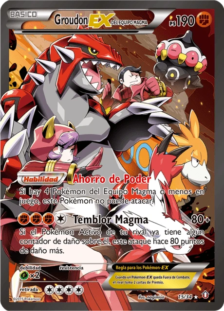 Groudon-EX del Equipo Magma