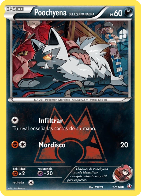 Poochyena del Equipo Magma