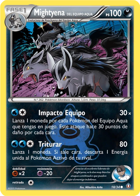 Mightyena del Equipo Aqua