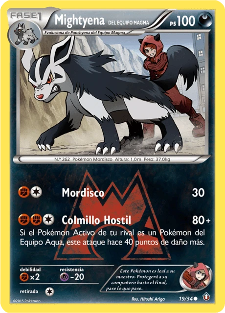 Mightyena del Equipo Magma