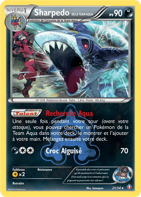 Sharpedo de la Team Aqua