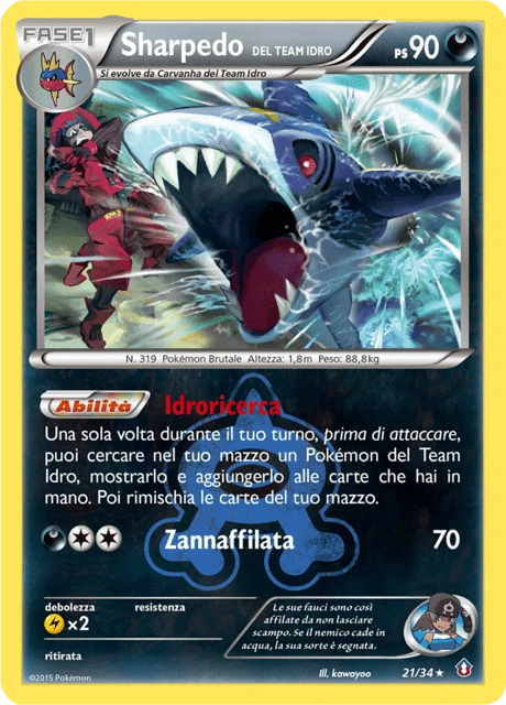 Sharpedo del Team Idro
