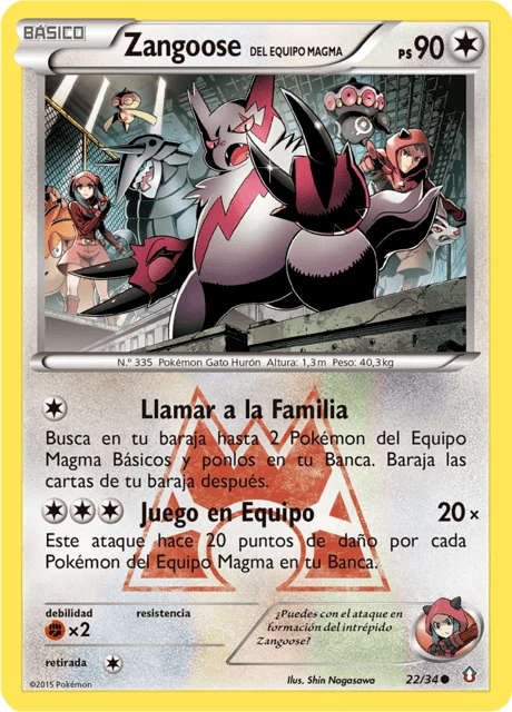 Zangoose del Equipo Magma