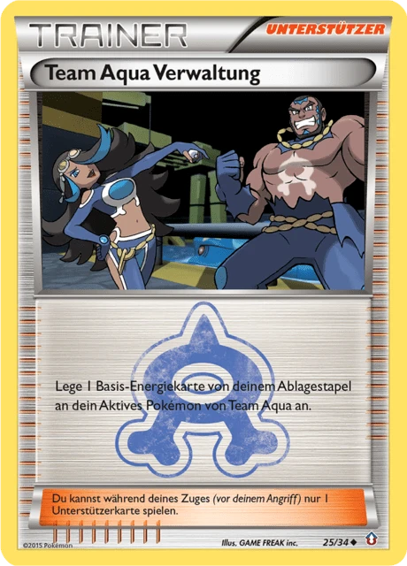 Team Aqua Verwaltung