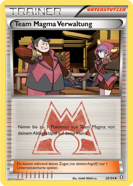 Team Magma Verwaltung