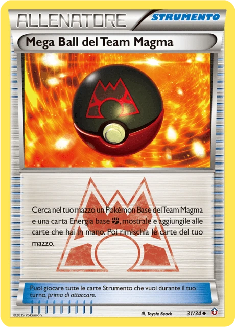 Mega Ball del Team Magma