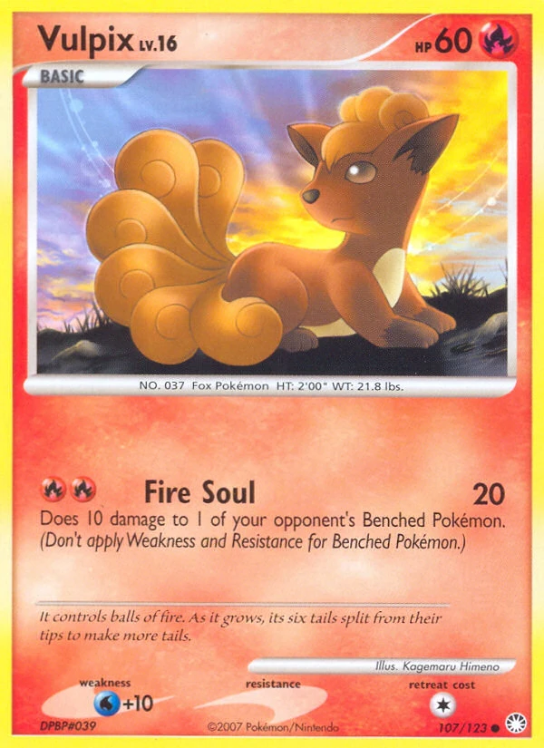 Vulpix – Reverse Holo