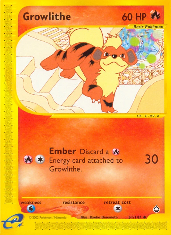 Growlithe – Reverse Holo