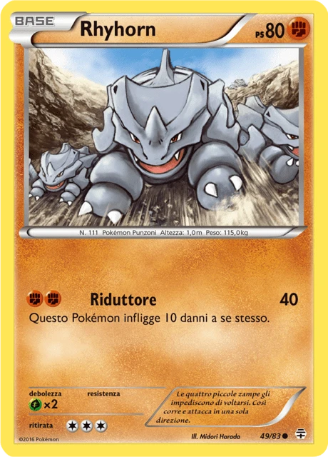 Rhyhorn – Reverse Holo