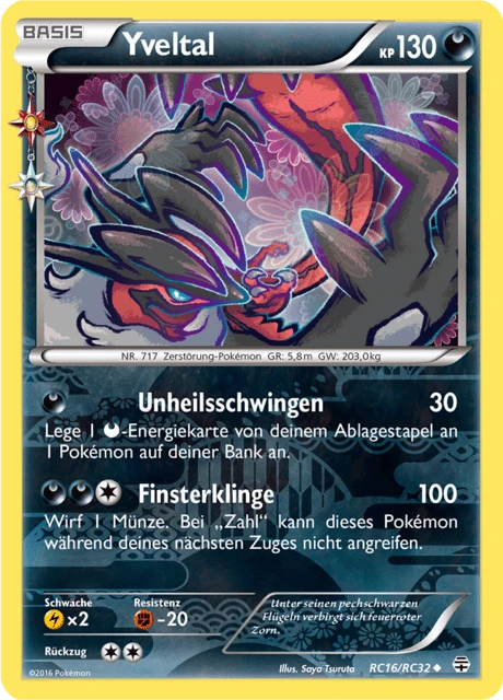 Yveltal – Reverse Holo
