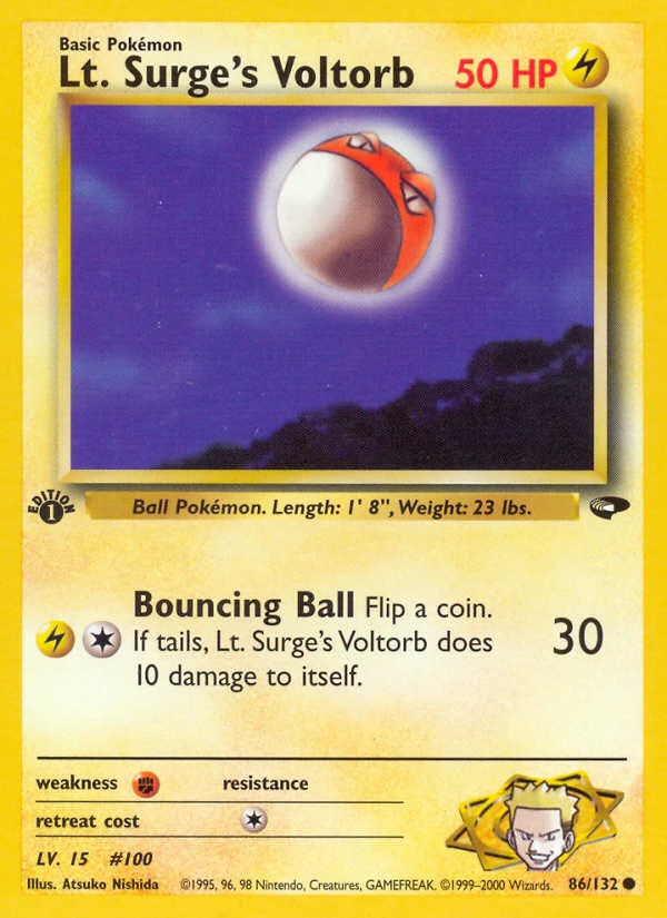 Lt. Surge's Voltorb – Normal