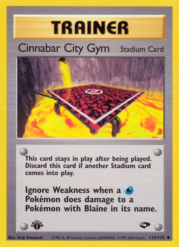 Cinnabar City Gym – Normal