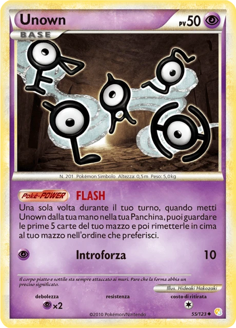Unown – Reverse Holo