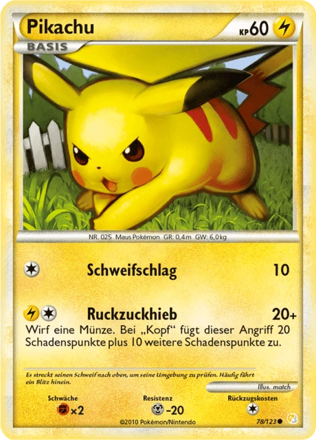 Pikachu – Reverse Holo
