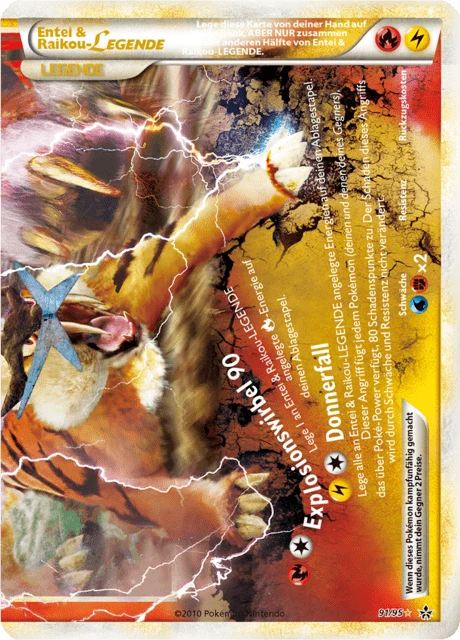 Entei & Raikou-LEGENDE – Holo