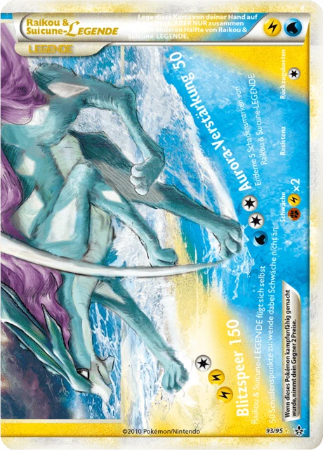 Raikou & Suicune-LEGENDE – Holo