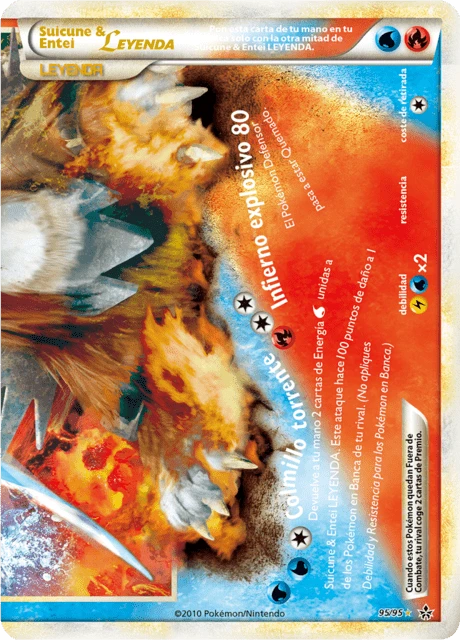 Suicune & Entei LEYENDA – Holo