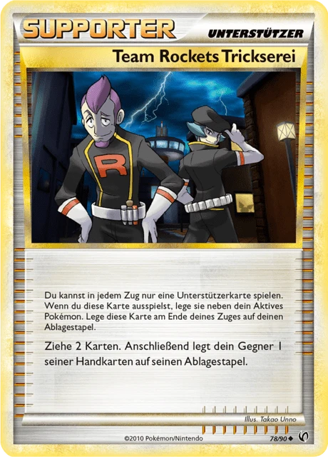 Team Rockets Trickserei – Normal