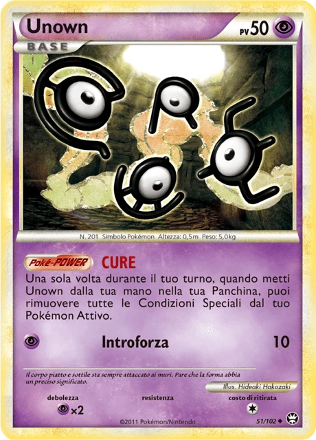 Unown – Reverse Holo