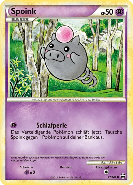 Spoink – Reverse Holo