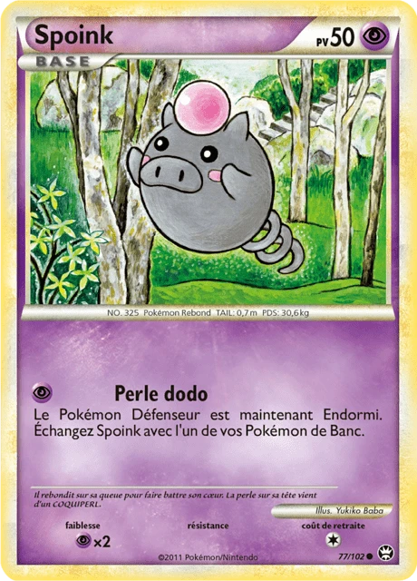 Spoink – Reverse Holo