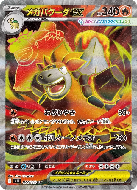 Mega Camerupt ex – Holo