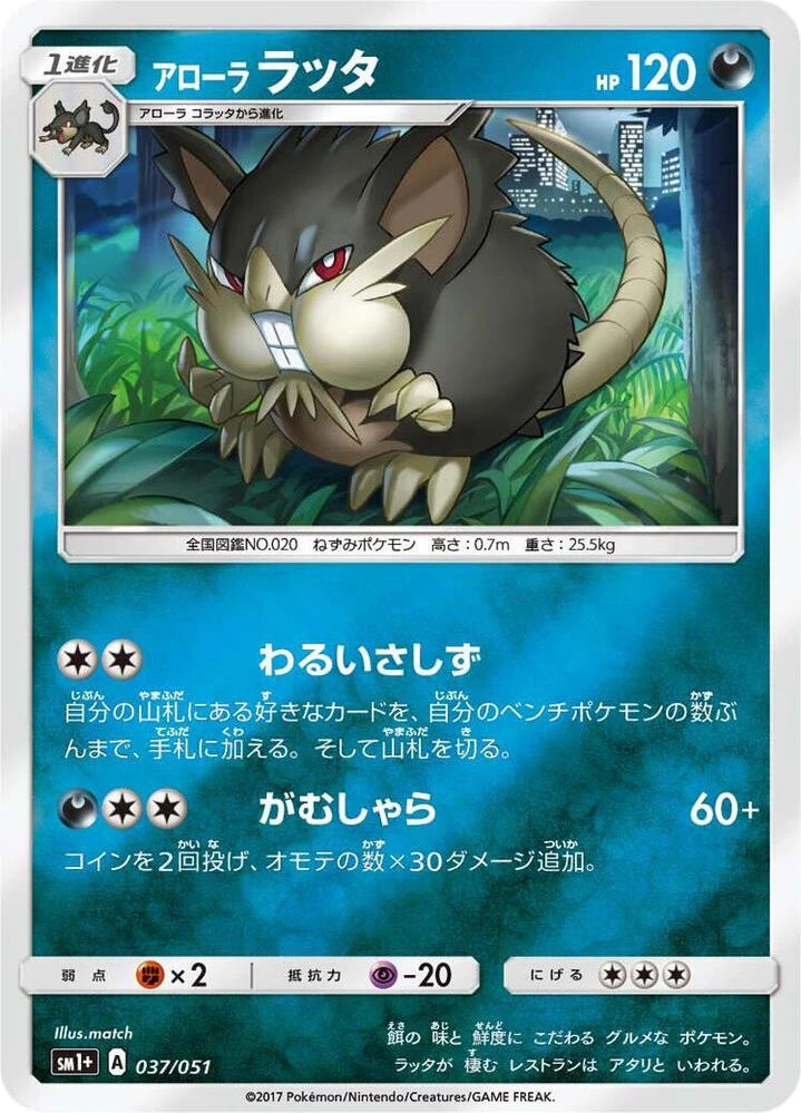 Alolan Raticate – Holo