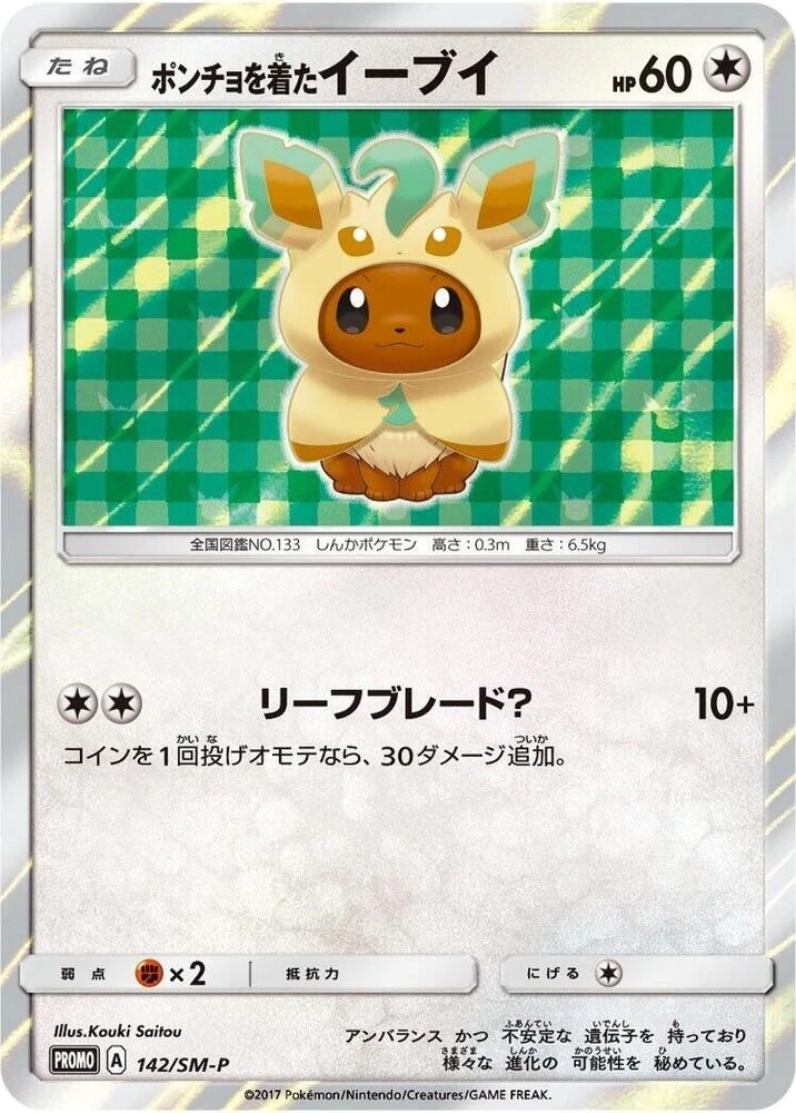 Poncho-wearing Eevee – Holo