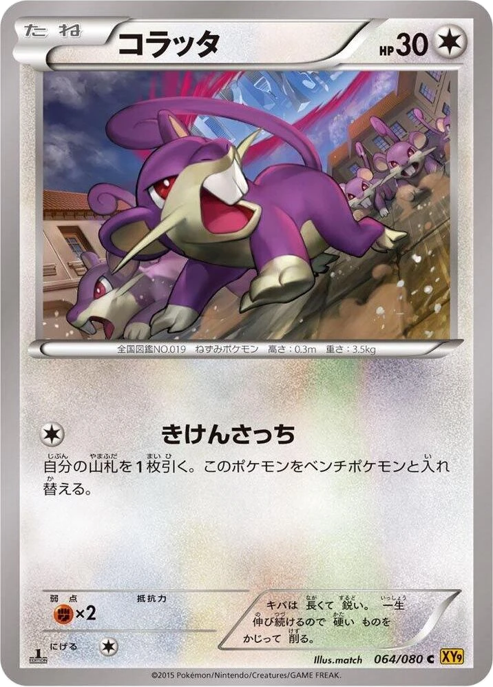 Rattata – Normal · 1st Edition