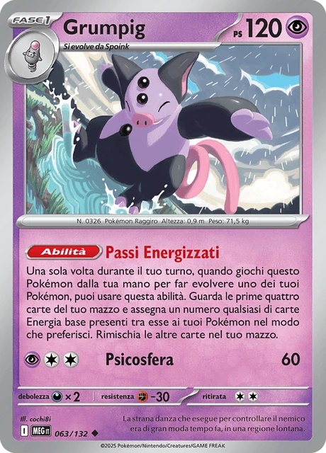 Grumpig – Reverse Holo