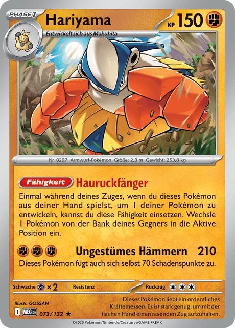 Hariyama – Reverse Holo