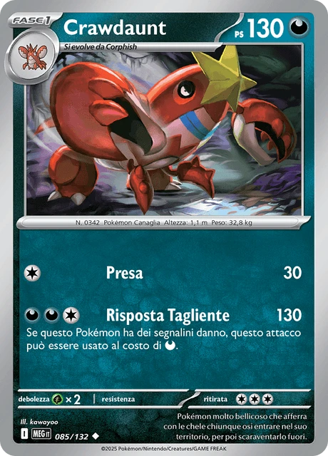 Crawdaunt – Reverse Holo