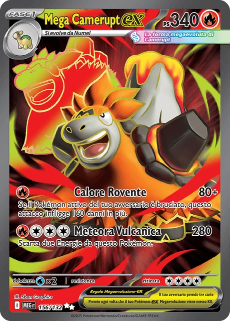 Mega Camerupt-ex – Holo