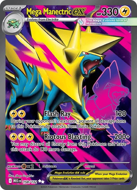 Mega Manectric ex – Holo