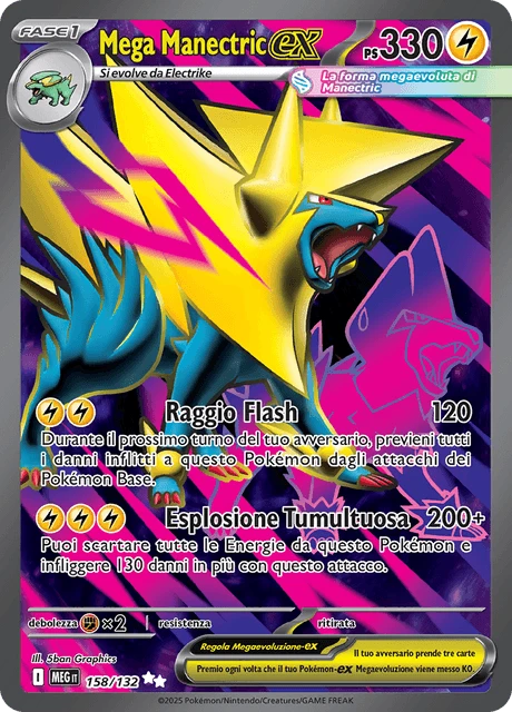 Mega Manectric-ex – Holo